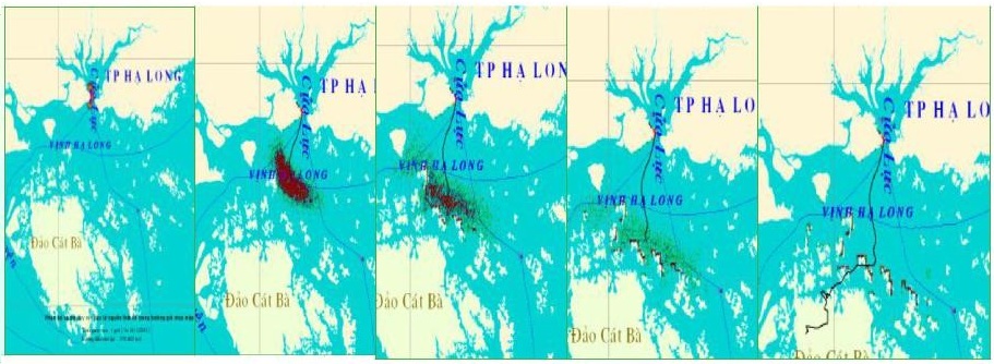 Phần mềm Oilspill-3D mô tả quỹ đạo vệt dầu tràn trên biển do sự cố